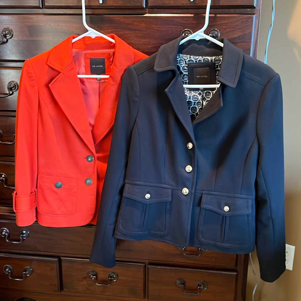 Bundle Of Two Limited Super Cute Pumpkin And Brown Color Blazer